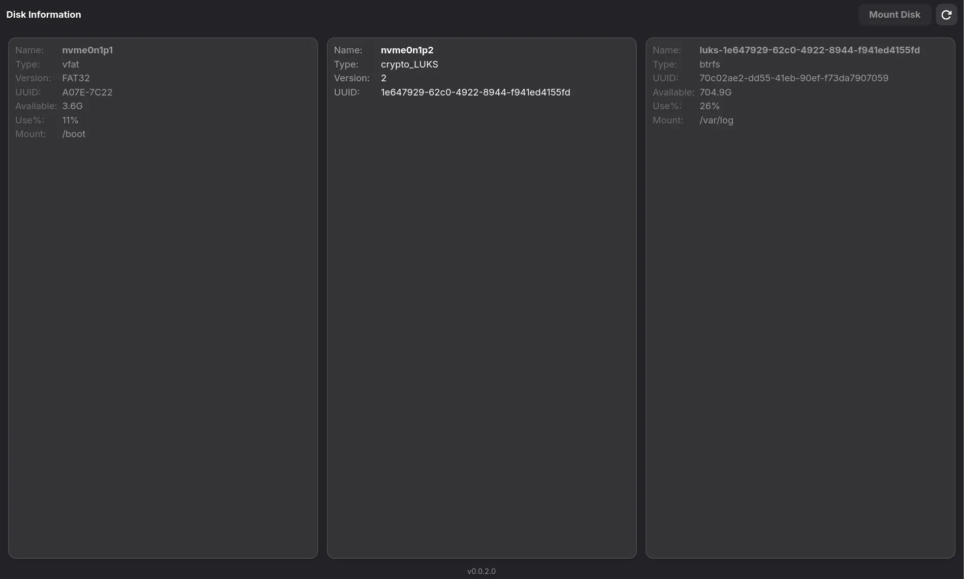Main UI